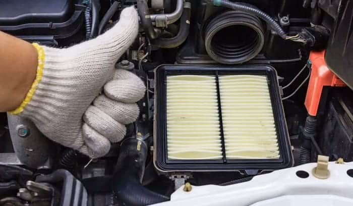 Air filter cleaning solution